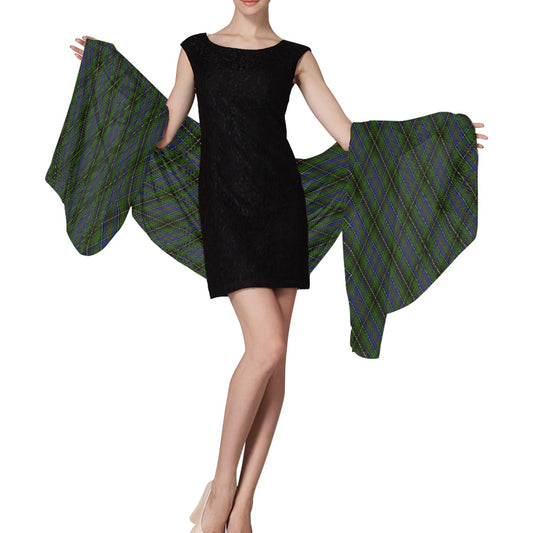 Clan MacInnes Tartan Bias Chiffon Scarf