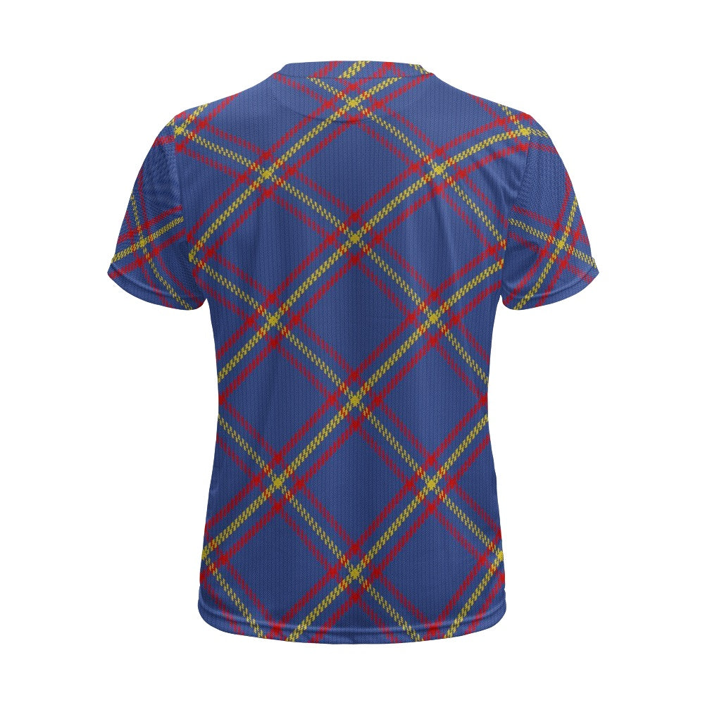 Clan MacLaine Tartan Football Shirt