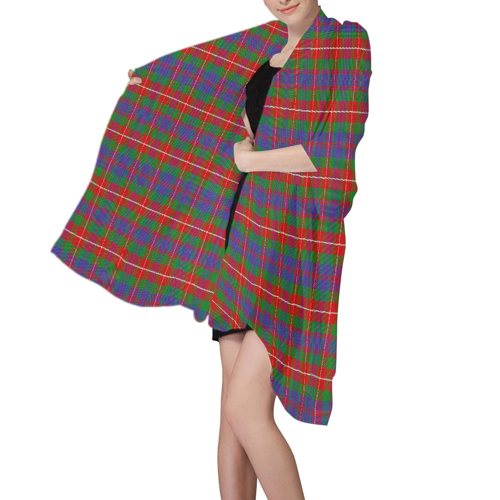 Clan Fraser of Lovat Tartan Chiffon Scarf