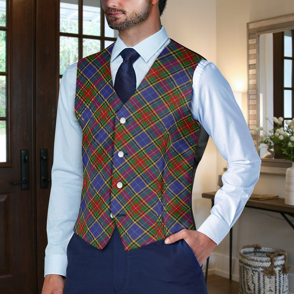 Clan Bethune Tartan Suit vest jacket