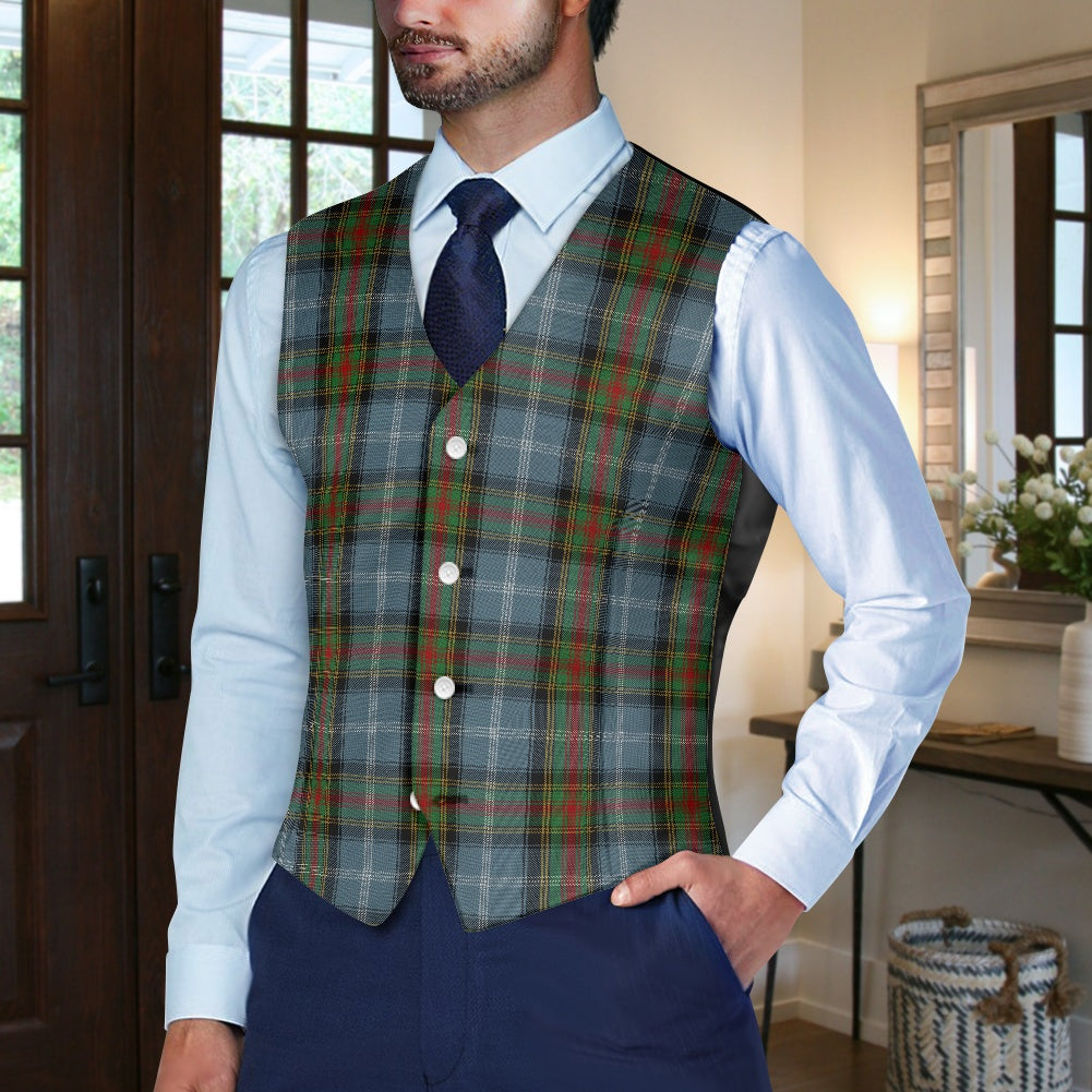 Clan Estes Tartan Suit vest jacket