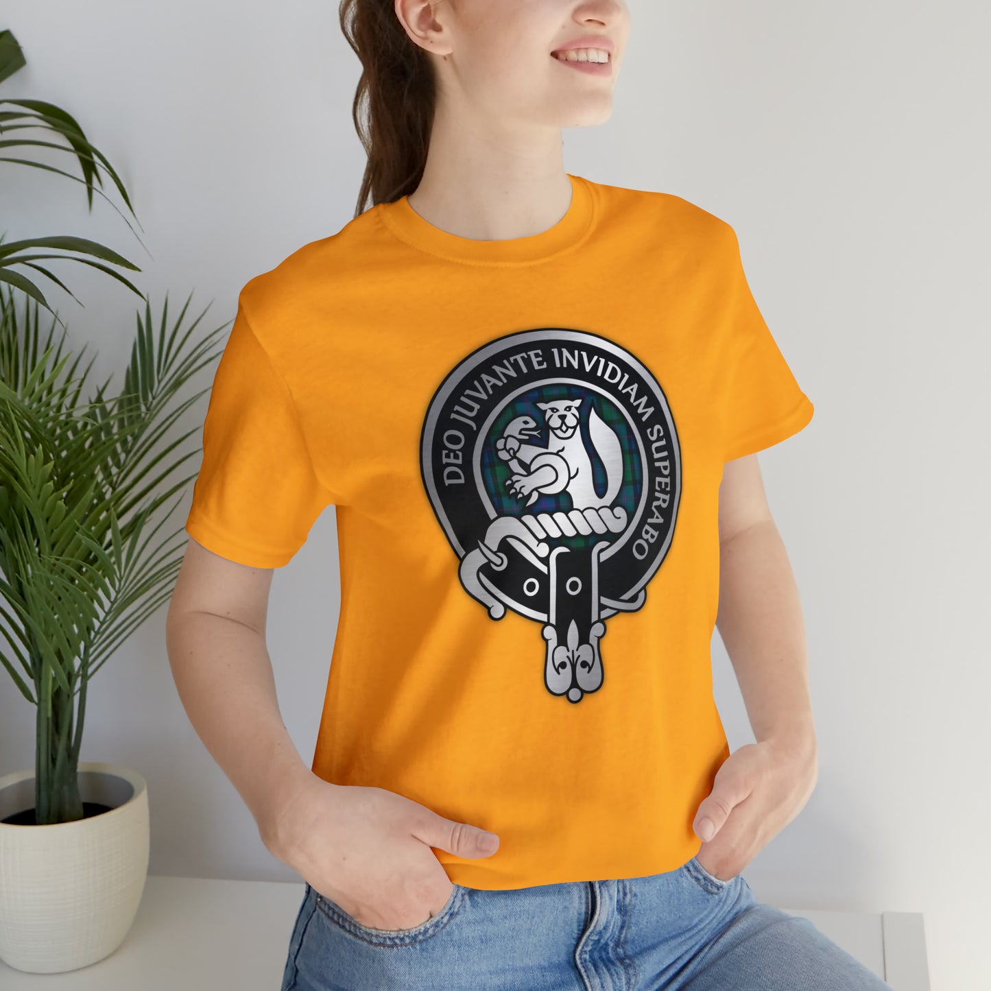 Clan MacThomas Crest & Tartan | Unisex T-Shirt