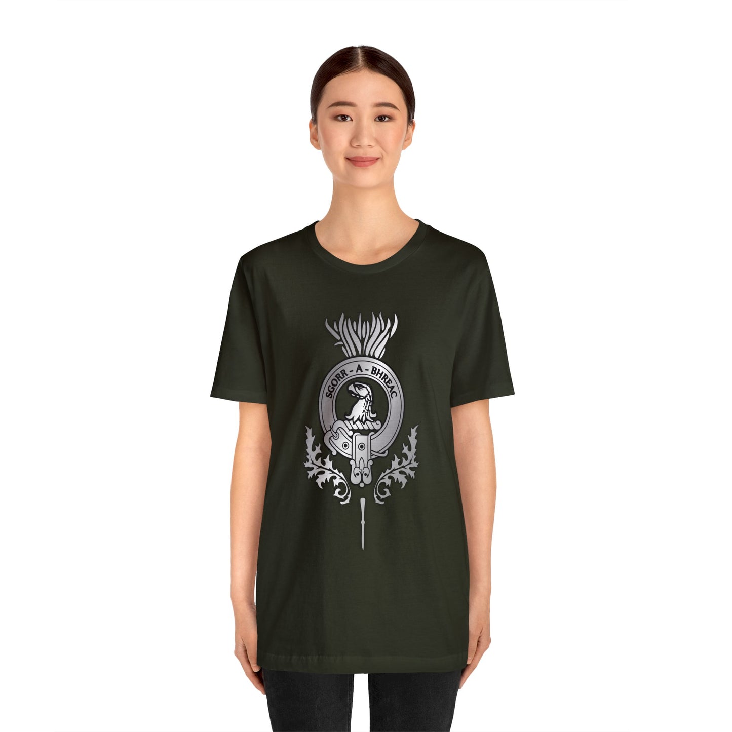 Clan MacNeacail MacNicol Crest & Thistle | Unisex T-Shirt