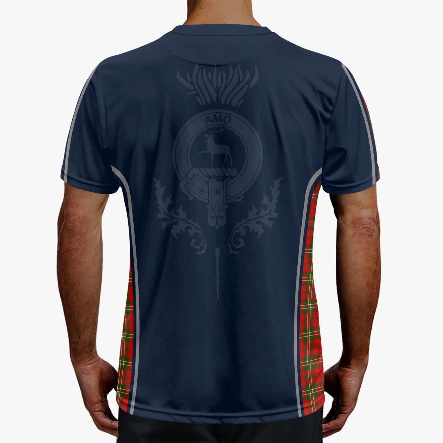 Clan Scott Crest & Tartan Soccer Jersey