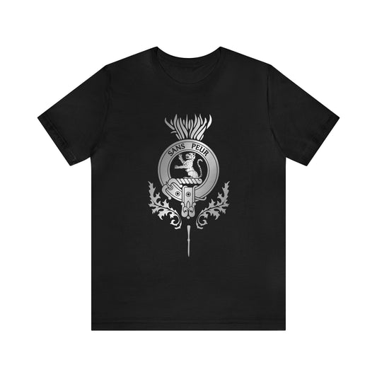 Clan Sutherland Crest & Thistle | Unisex T-Shirt