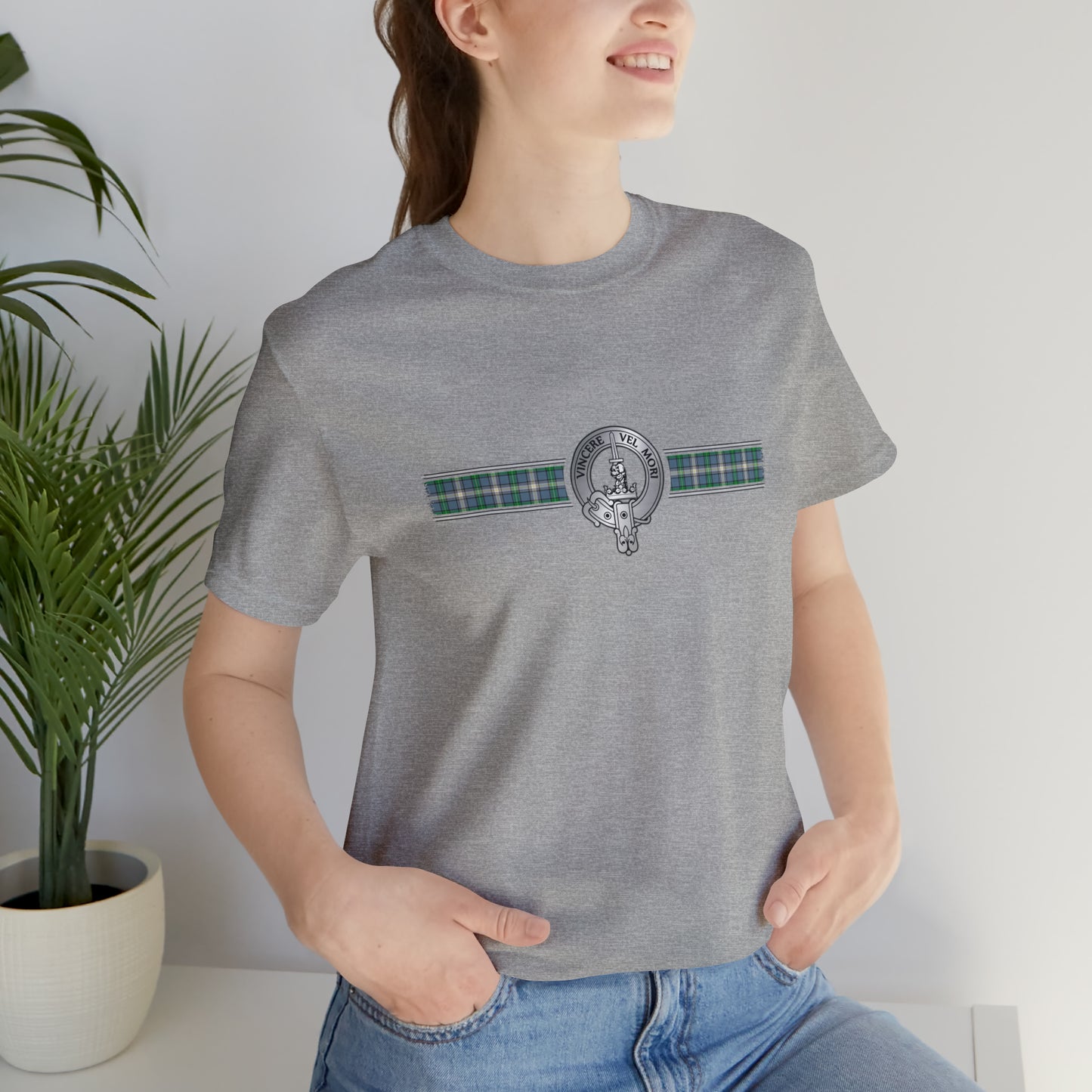 Clan MacDowall Crest & Tartan | Unisex T-Shirt