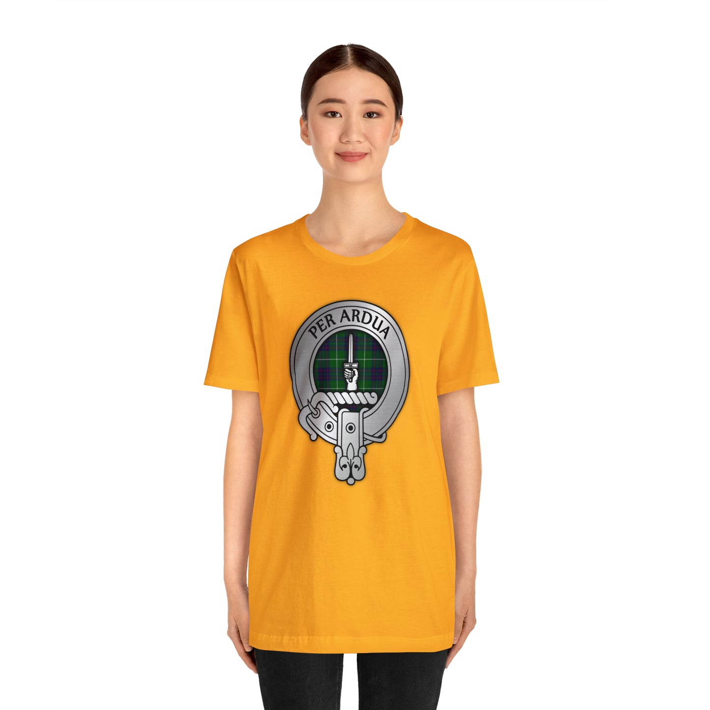 Clan MacIntyre Crest & Tartan | Unisex T-Shirt