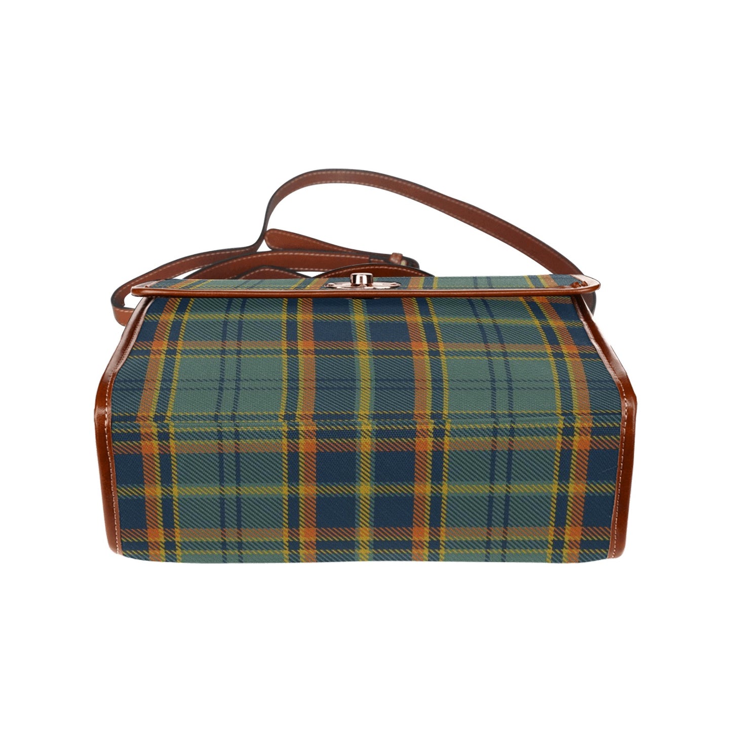 Irish County Antrim Tartan Canvas Handbag