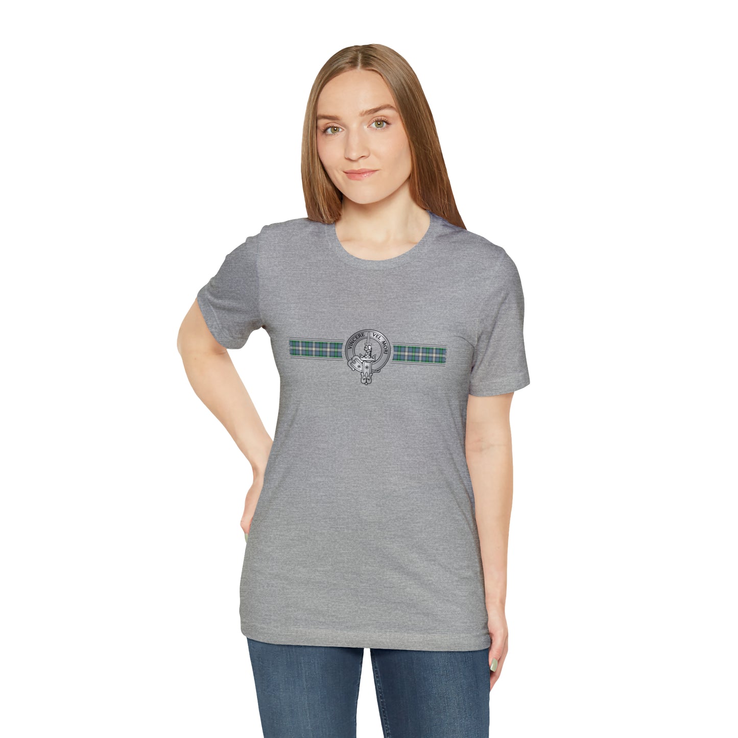 Clan MacDowall Crest & Tartan | Unisex T-Shirt