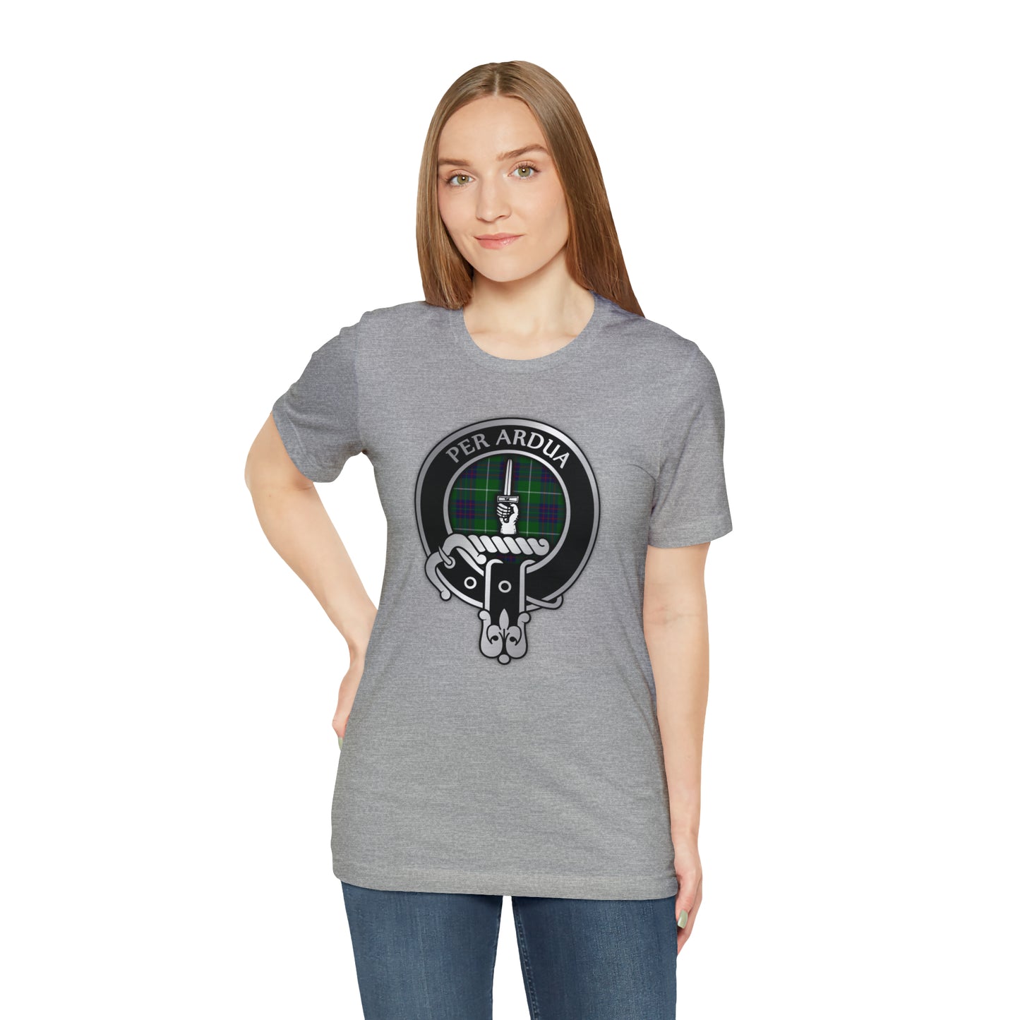 Clan MacIntyre Crest & Tartan | Unisex T-Shirt