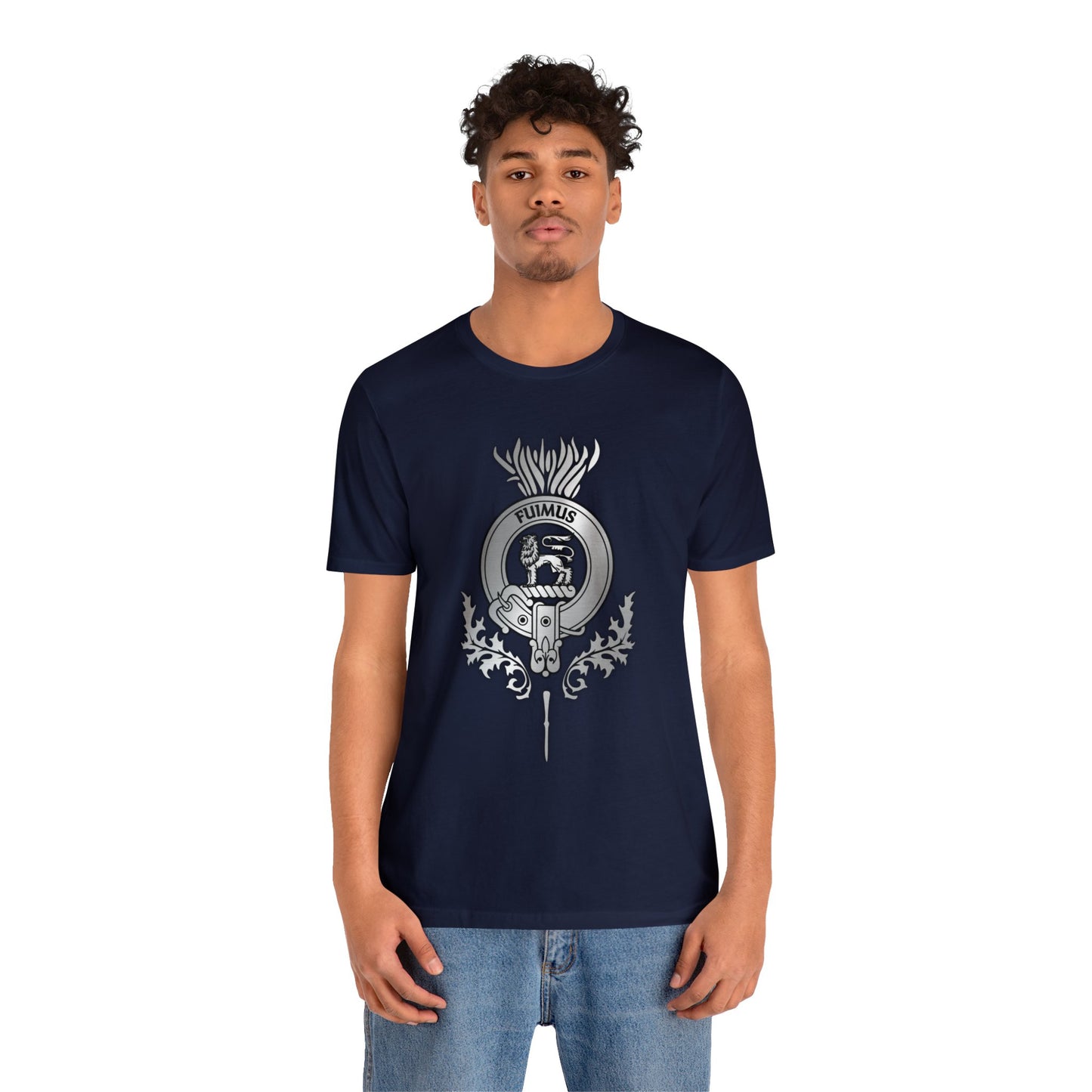 Clan Bruce Crest & Thistle | Unisex T-Shirt