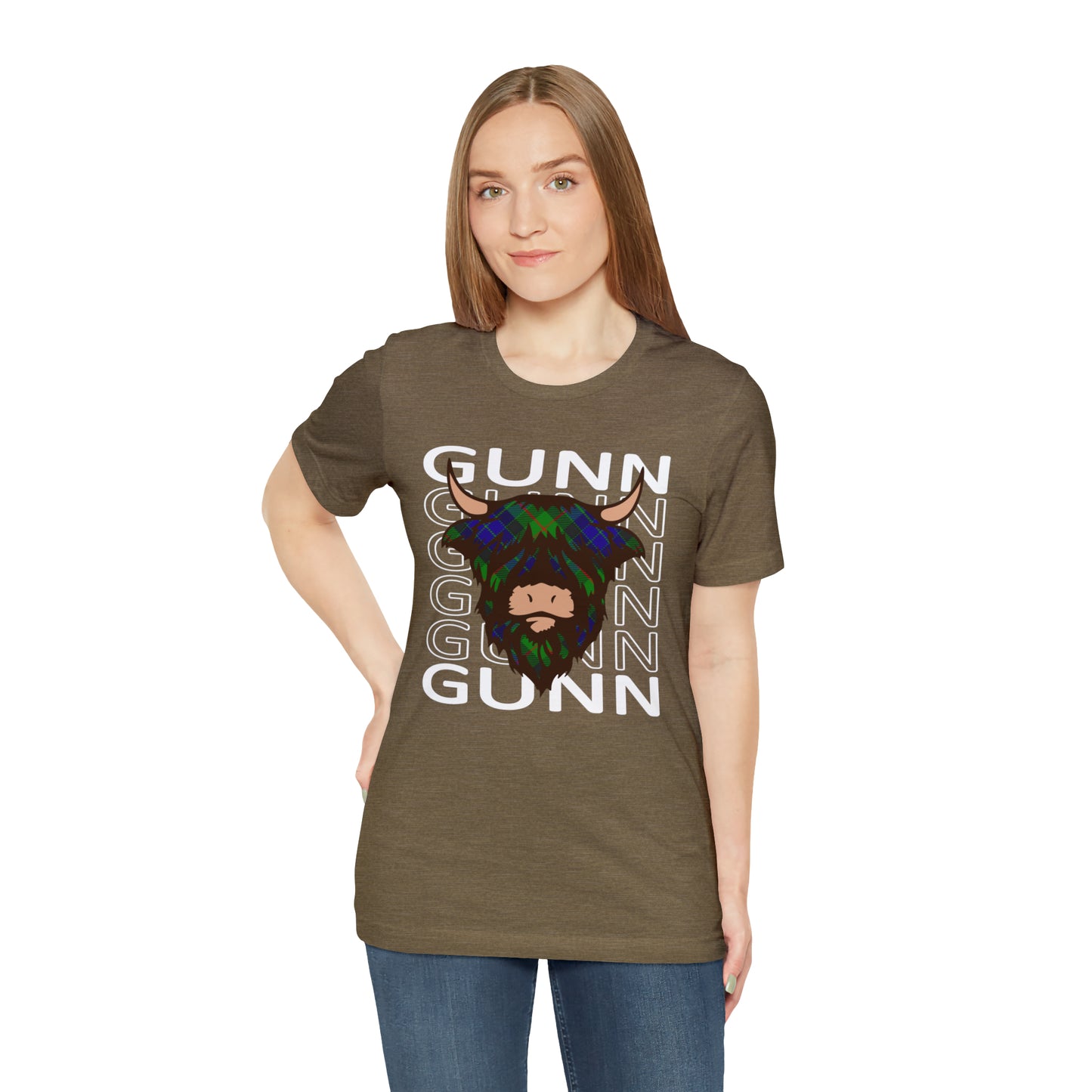 Clan Gunn | Hairy Coo | Unisex T-Shirt