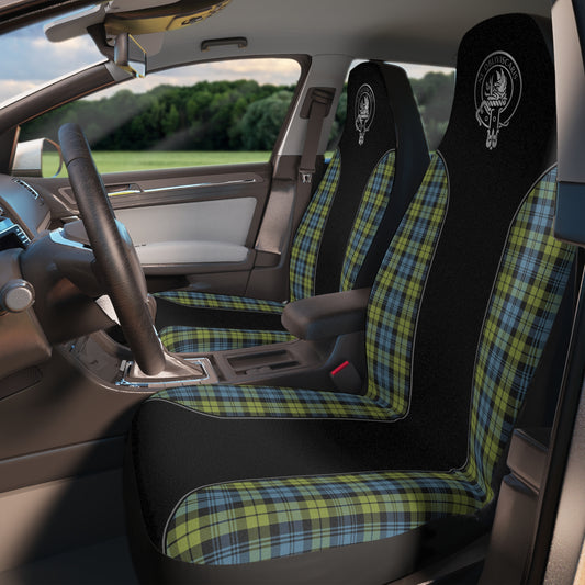 Clan Campbell Crest & Tartan Car Seat Covers