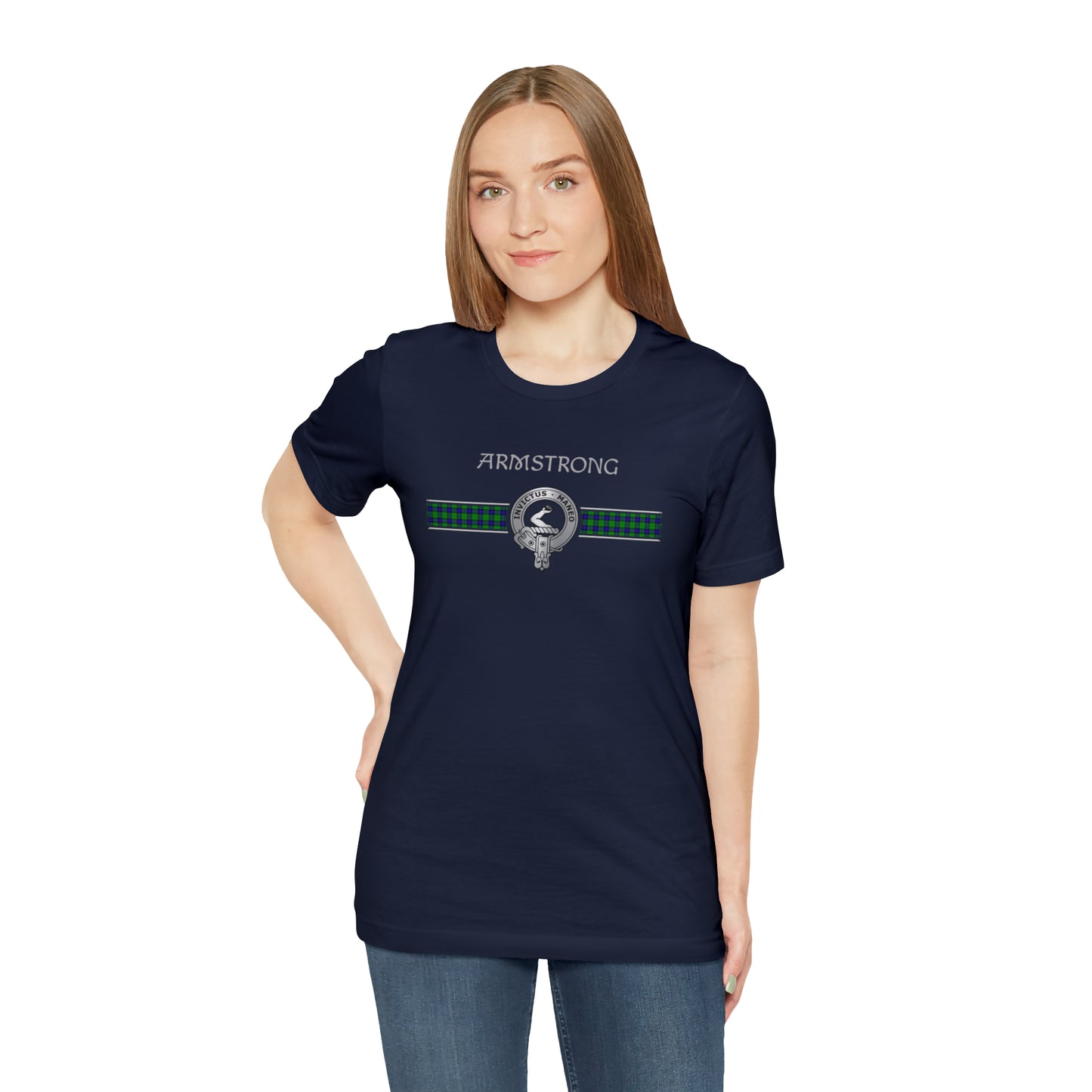 Clan Armstrong Crest & Tartan | Unisex T-Shirt