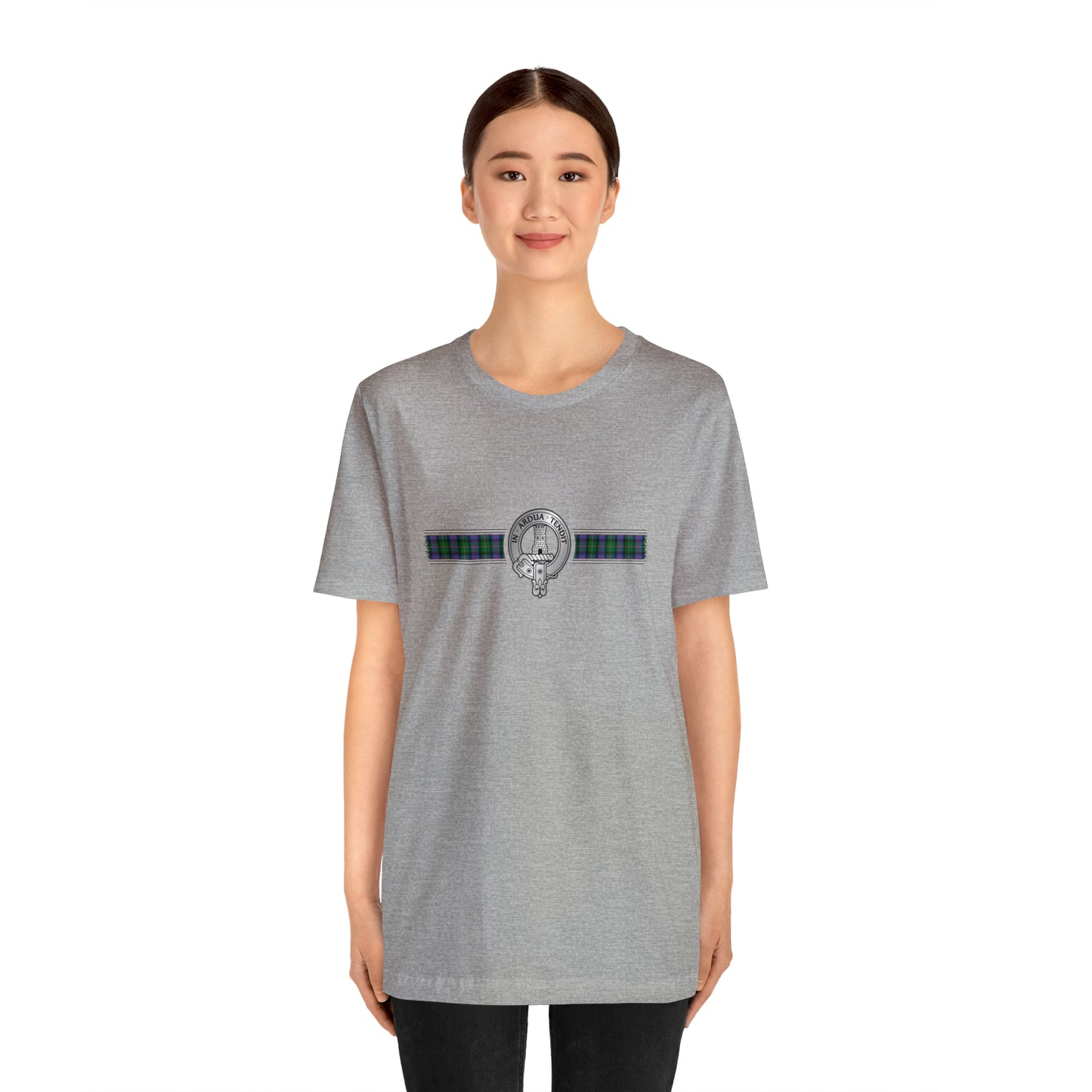 Clan Malcolm Crest & Tartan | Unisex T-Shirt