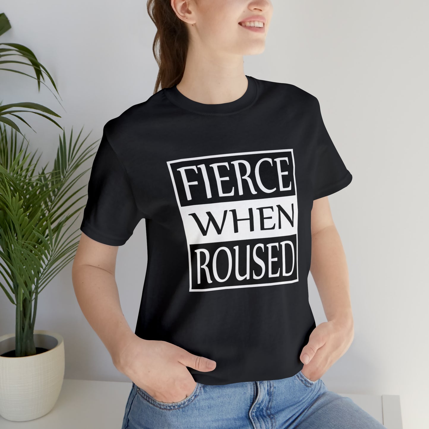 Clan Donnachaidh War Cry | Fierce When Roused | Unisex T-Shirt