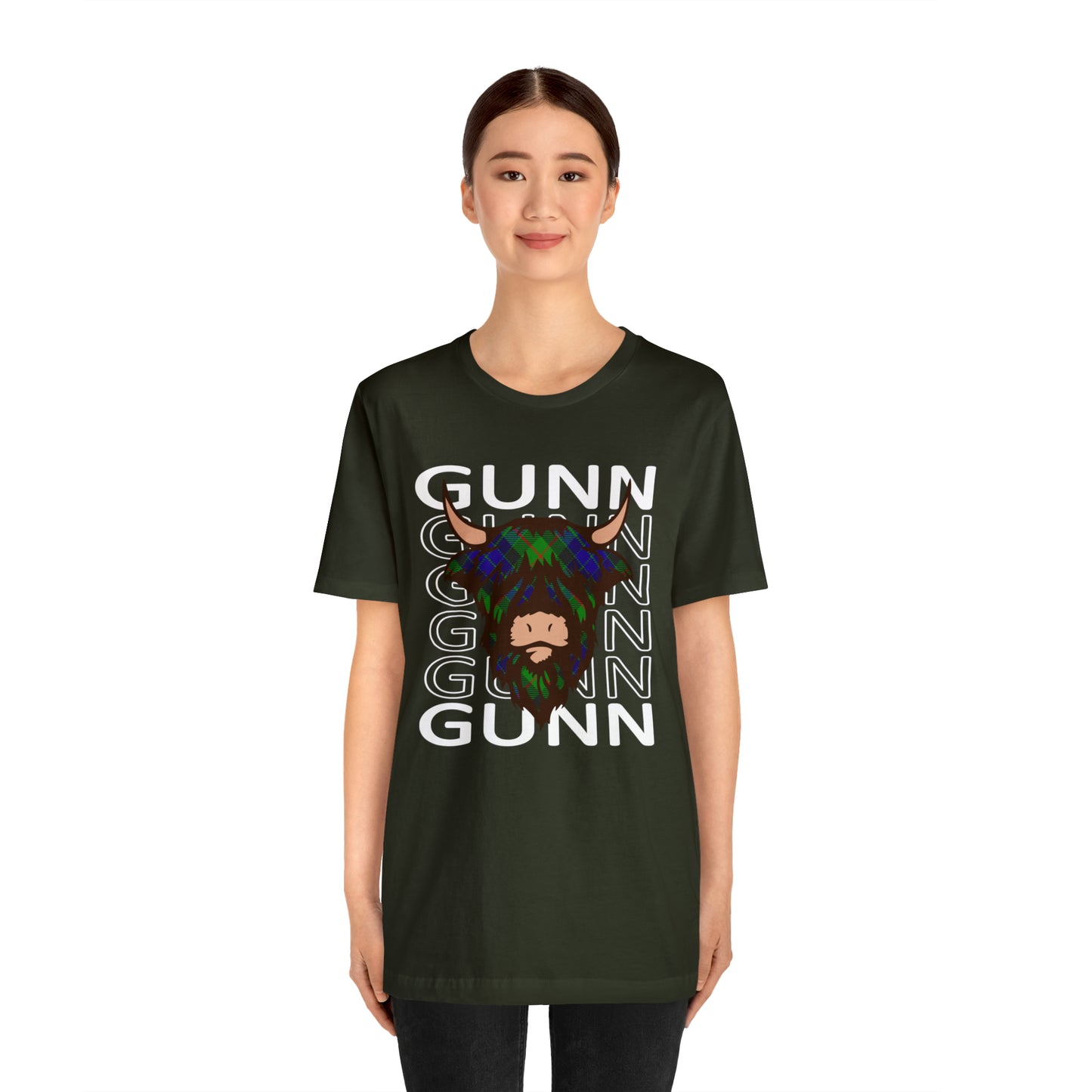 Clan Gunn | Hairy Coo | Unisex T-Shirt