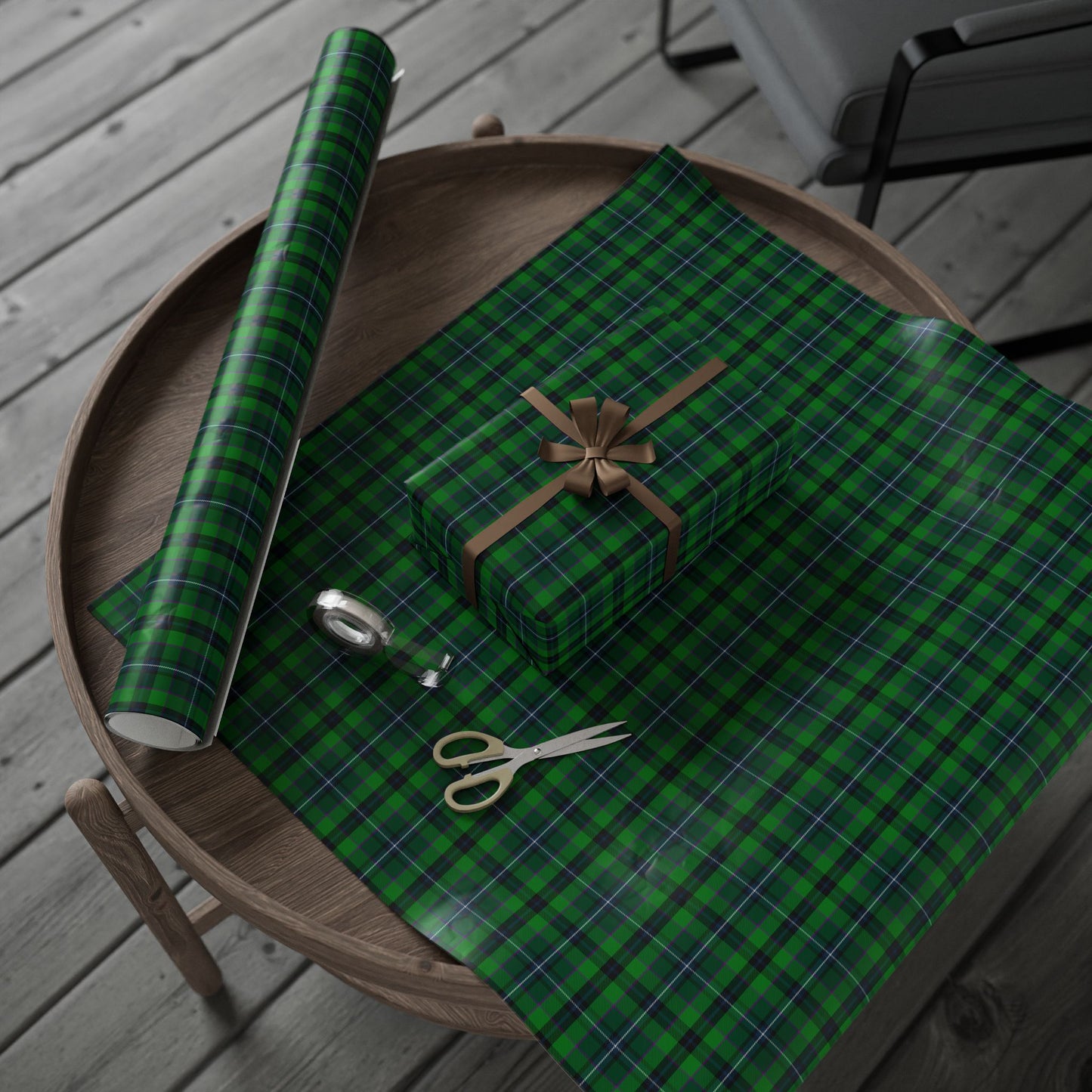 Clan Linden Tartan Wrapping Papers