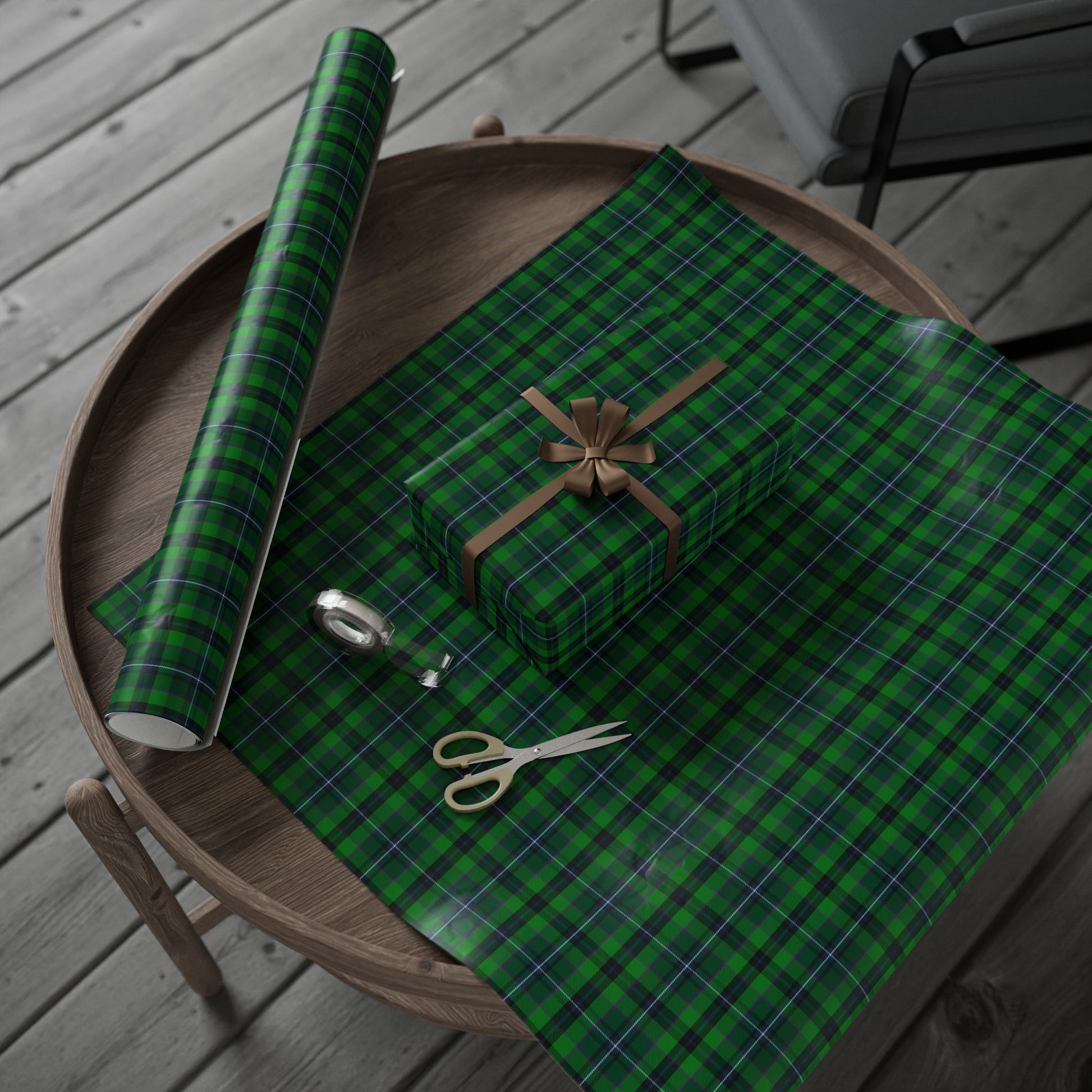 Clan Linden Tartan Wrapping Papers