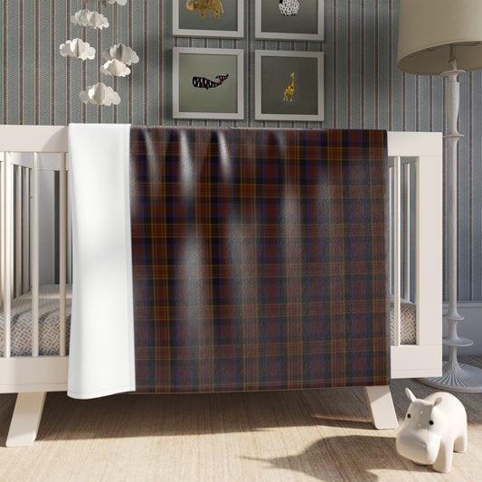 Irish County Laois Tartan Throw Blanket