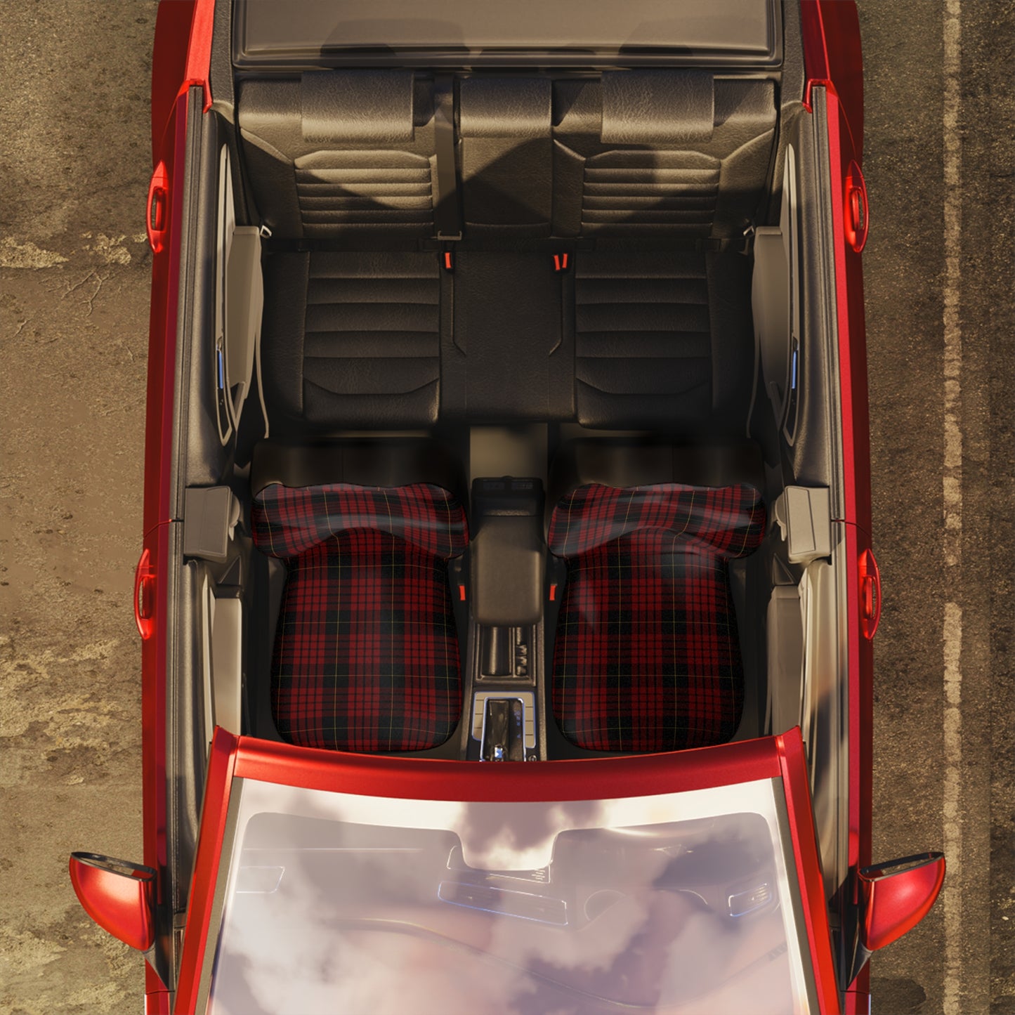 Clan MacQueen Tartan Car Seat Covers