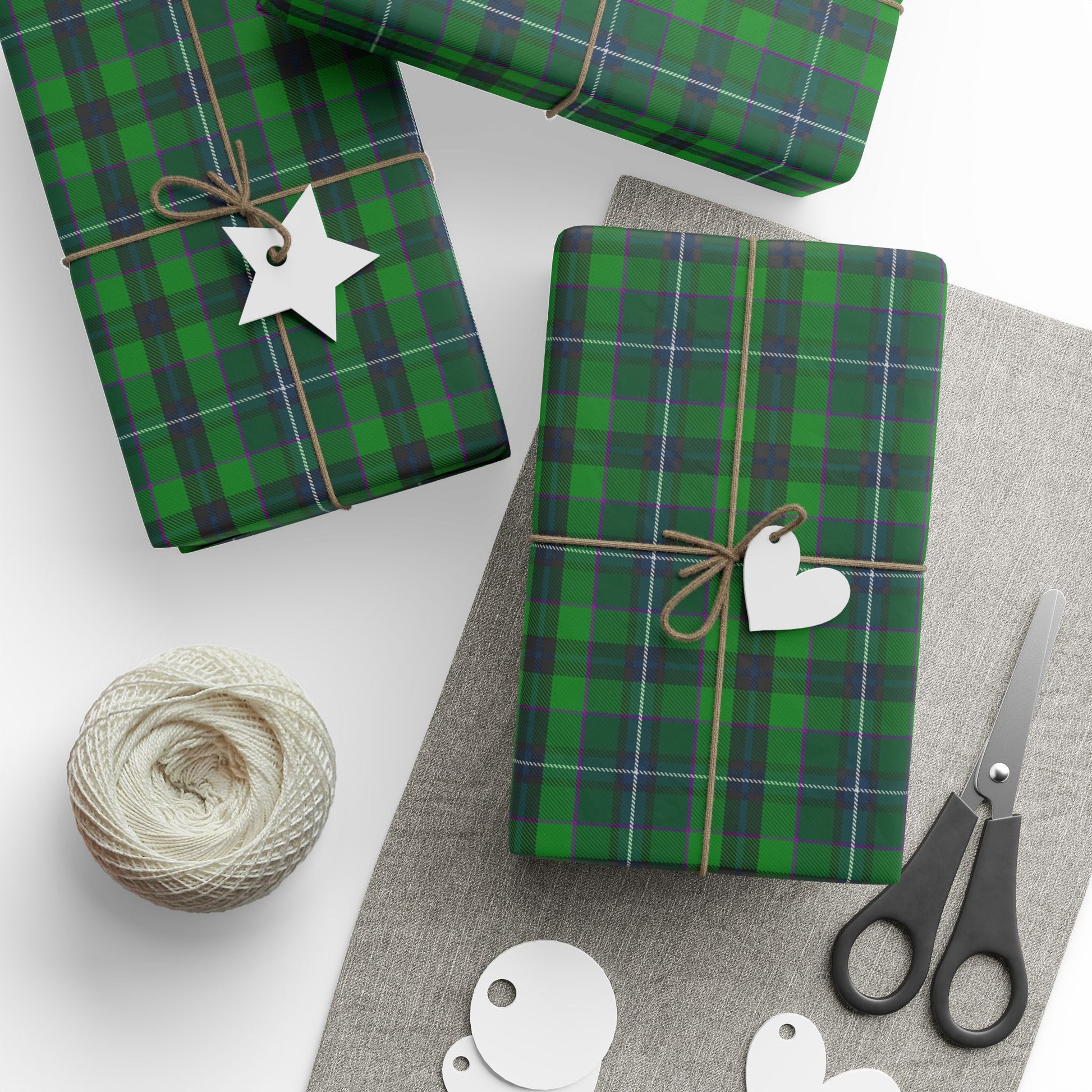 Clan Linden Tartan Wrapping Papers