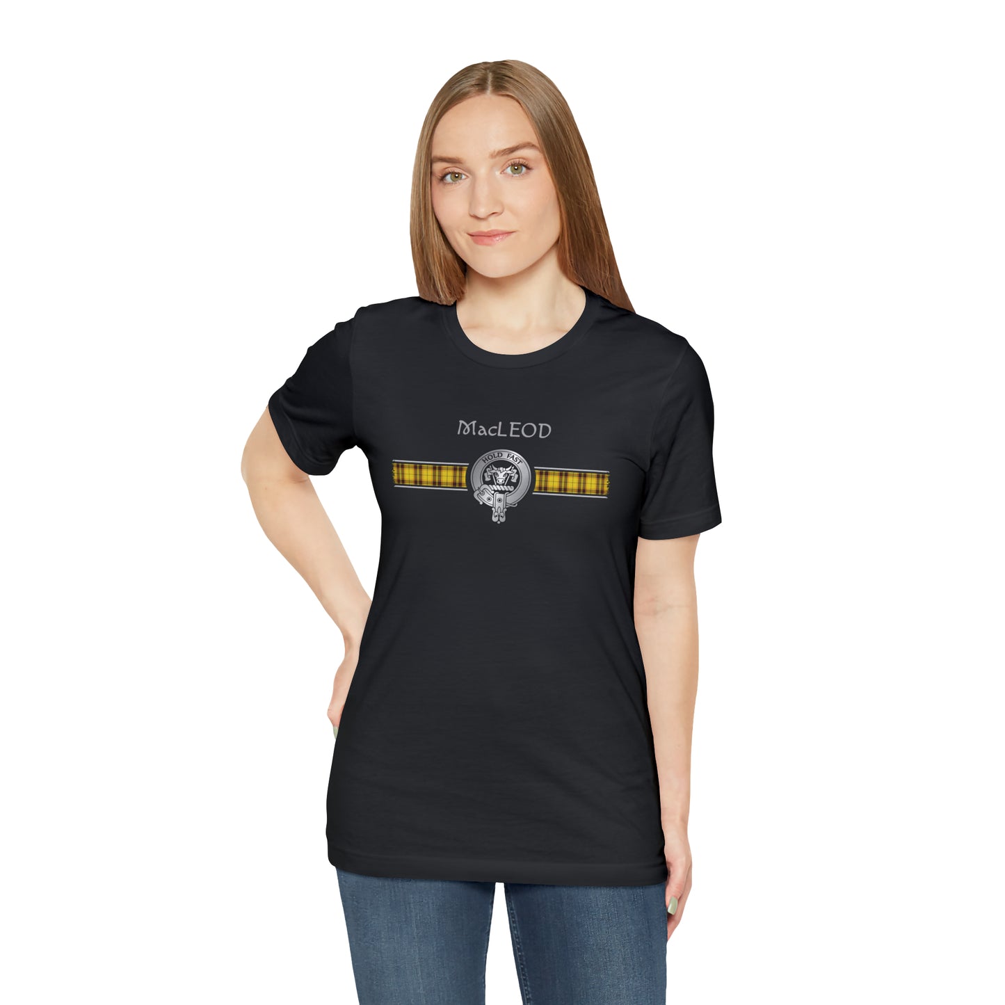 Clan MacLeod Crest & Tartan | Unisex T-Shirt