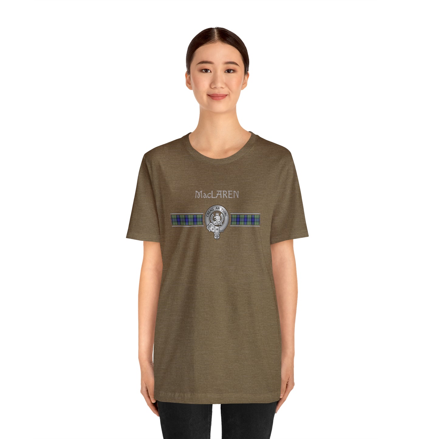 Clan MacLaren Crest & Tartan | Unisex T-Shirt