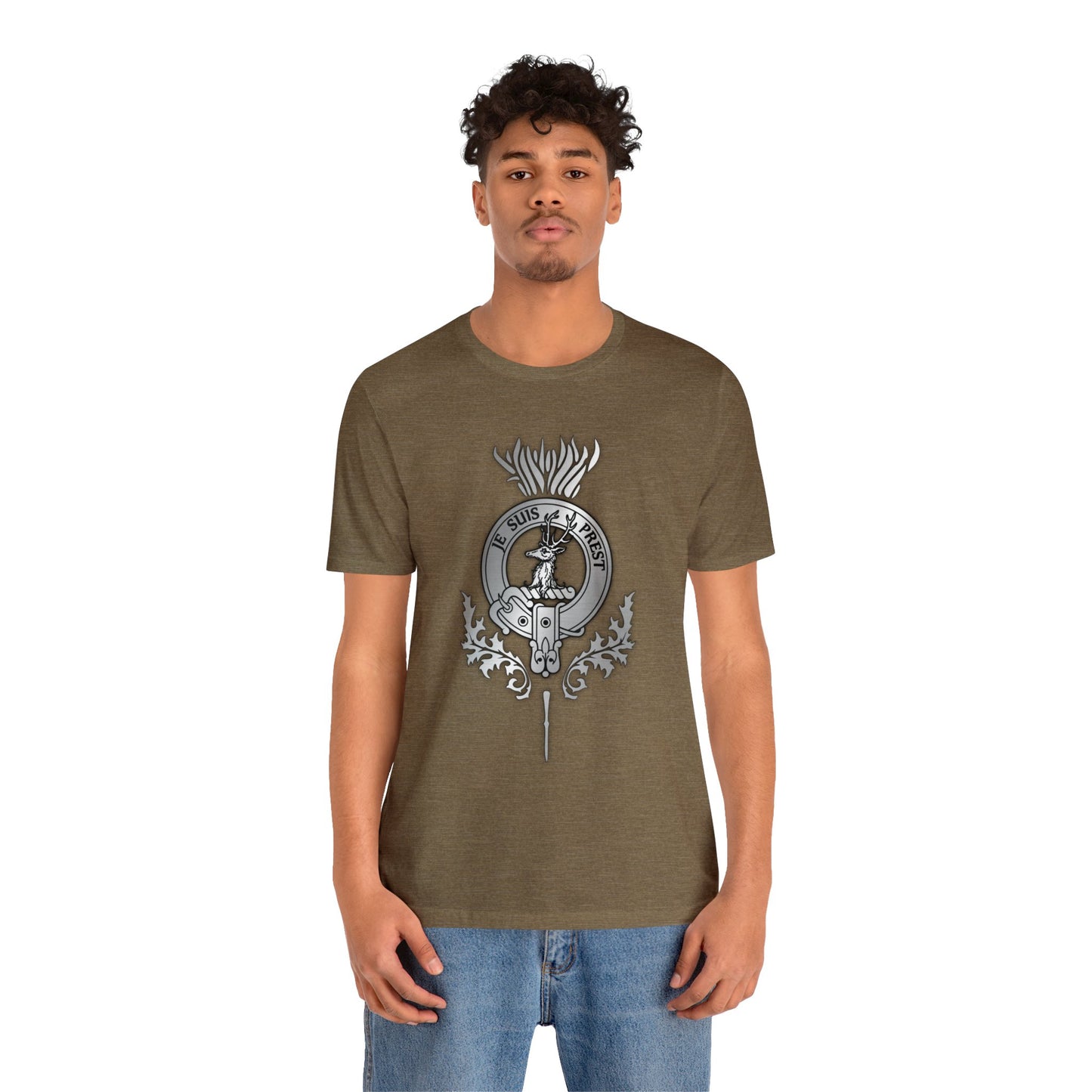 Clan Fraser Crest & Thistle | Unisex T-Shirt