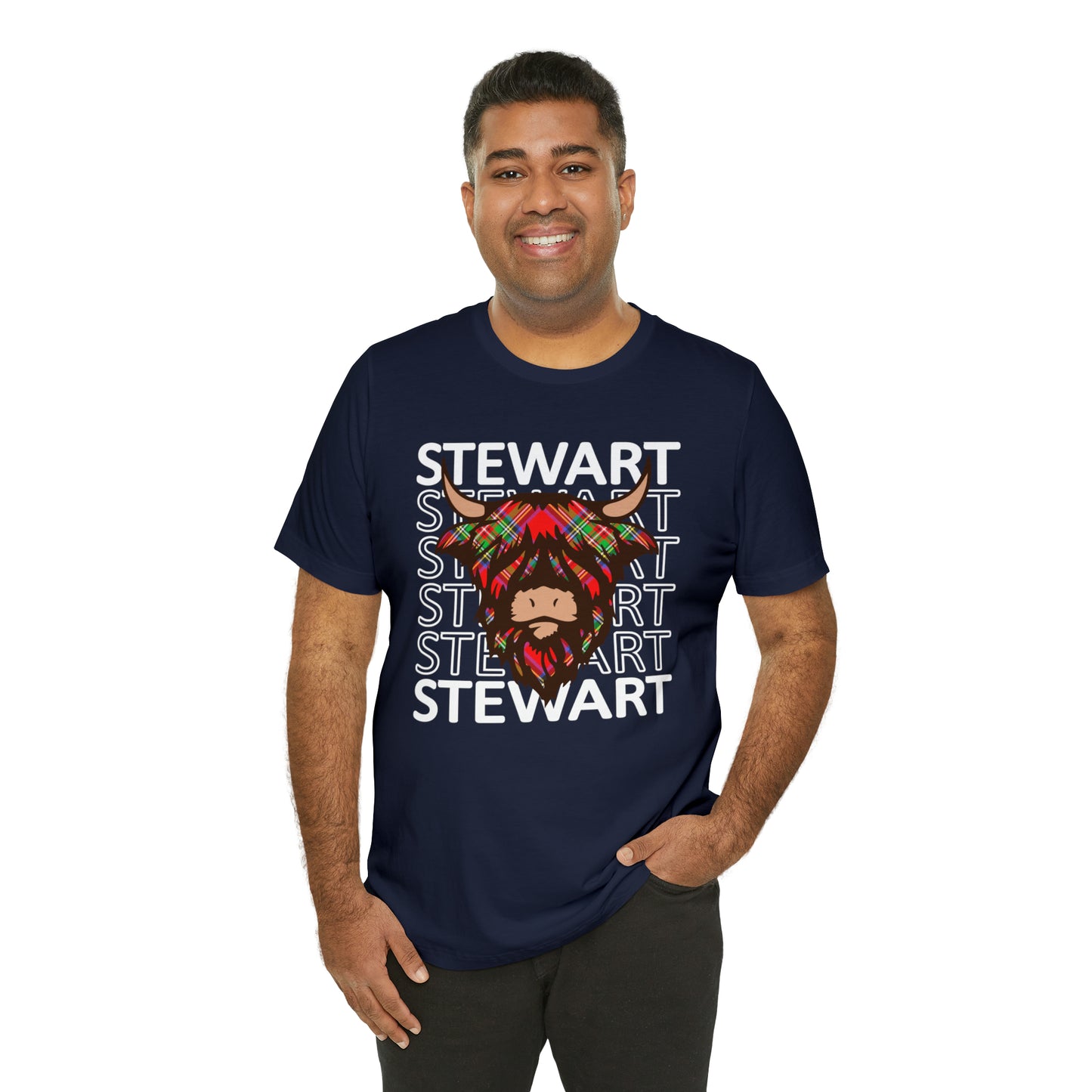 Clan Stewart | Hairy Coo | Unisex T-Shirt