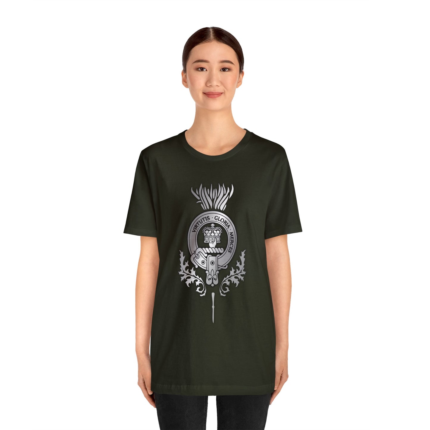 Clan Donnachaidh Crest & Thistle | Unisex T-Shirt