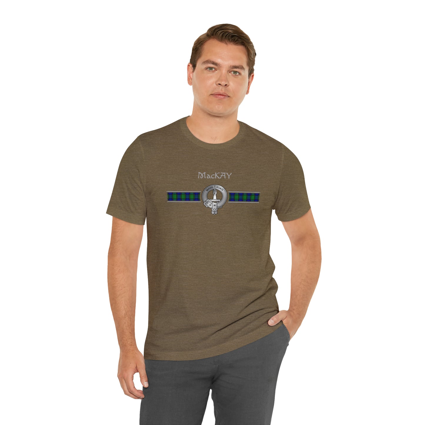 Clan MacKay Crest & Tartan | Unisex T-Shirt