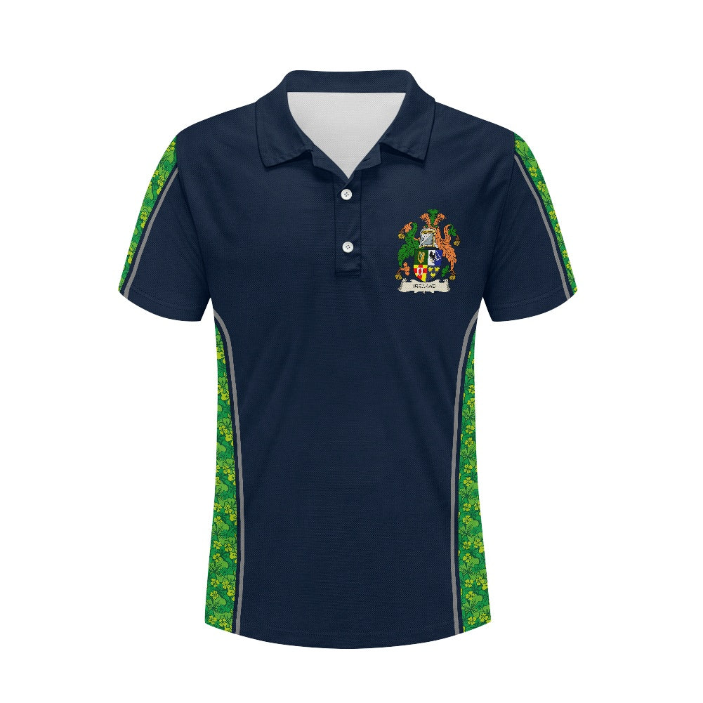 Irish Arms - Ireland Shamrock - Polo Shirt