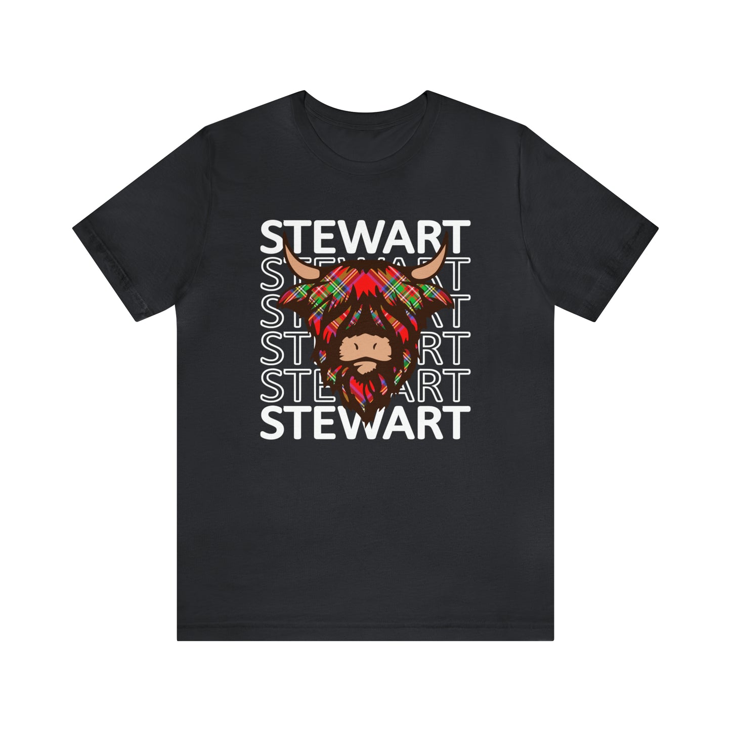 Clan Stewart | Hairy Coo | Unisex T-Shirt