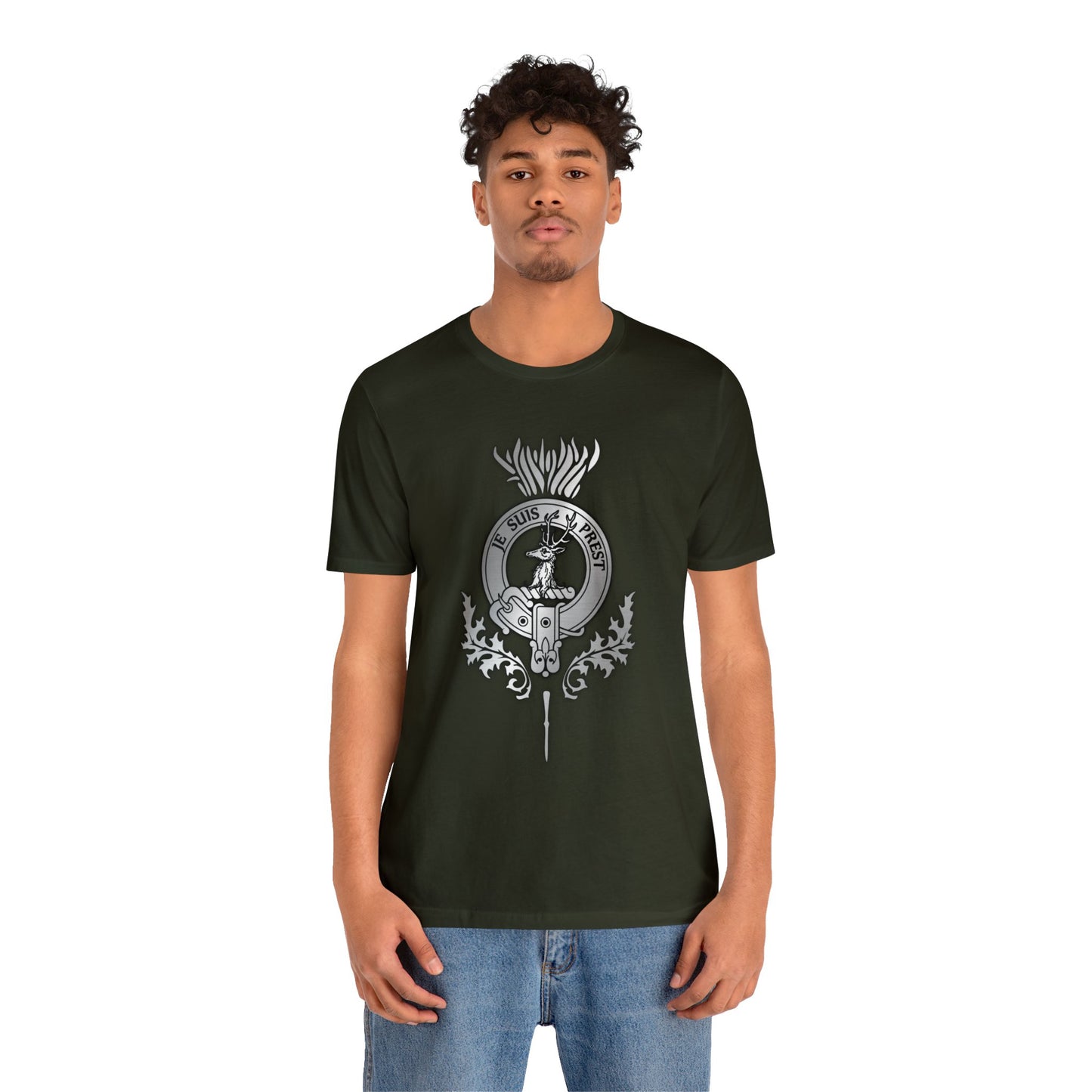 Clan Fraser Crest & Thistle | Unisex T-Shirt