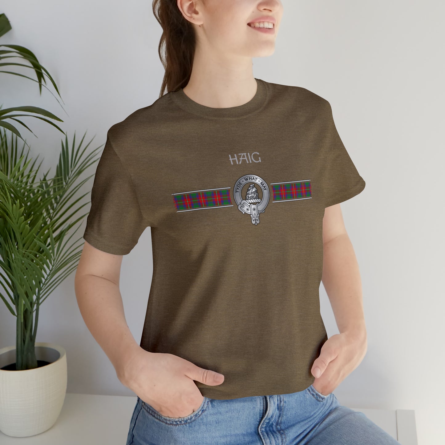 Clan Haig Crest & Tartan | Unisex T-Shirt