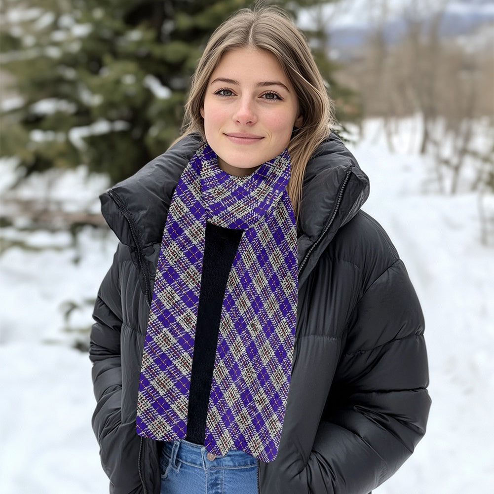Clan Hannah Tartan Fluffy scarf