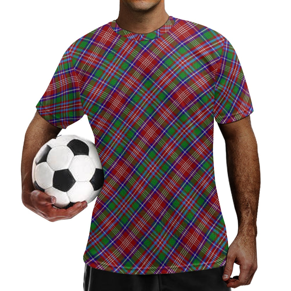 Clan Ritchie Tartan Football Shirt white