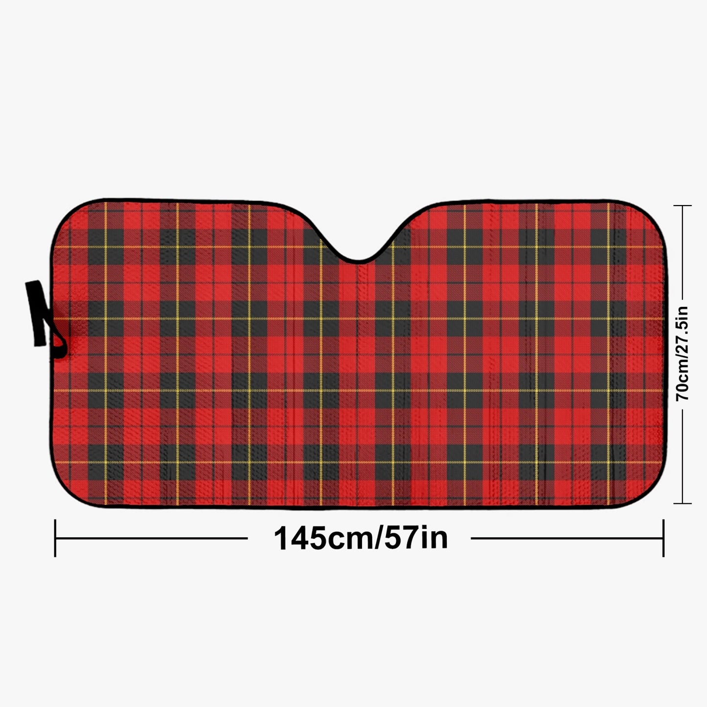 Clan Wallace Tartan Car Windshield Sun Shade