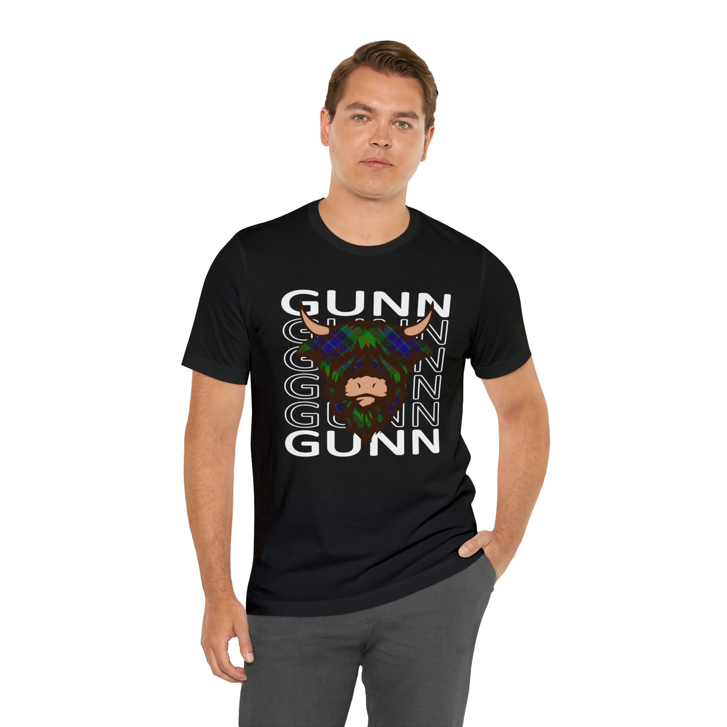 Clan Gunn | Hairy Coo | Unisex T-Shirt