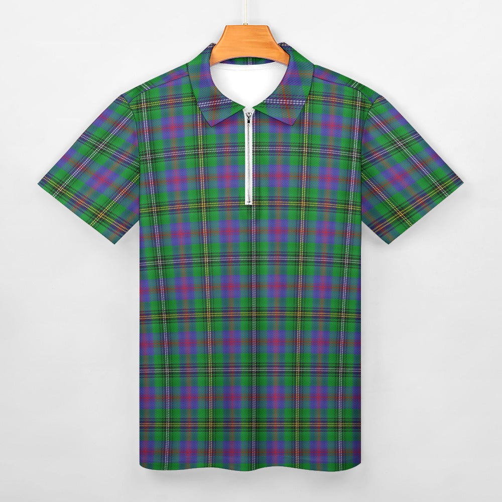 Clan Wood Tartan Short sleeve polo shirt