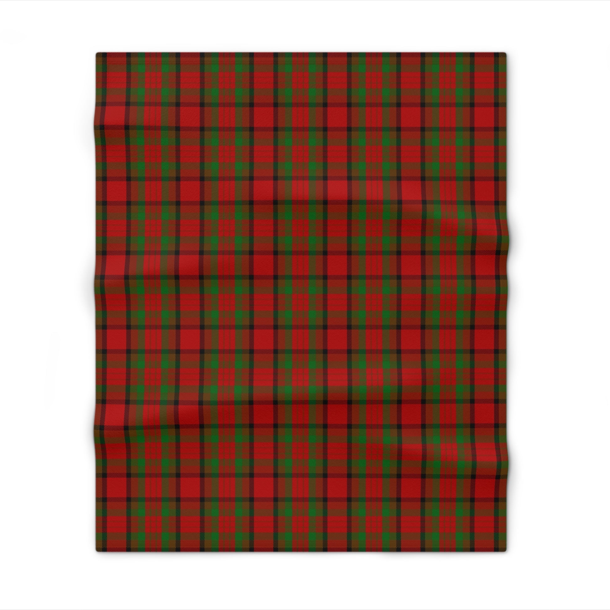 Irish County Tipperary Tartan Throw Blanket