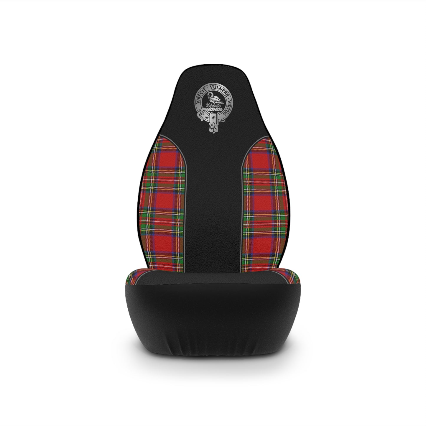 Clan Stewart Crest & Tartan Car Seat Covers