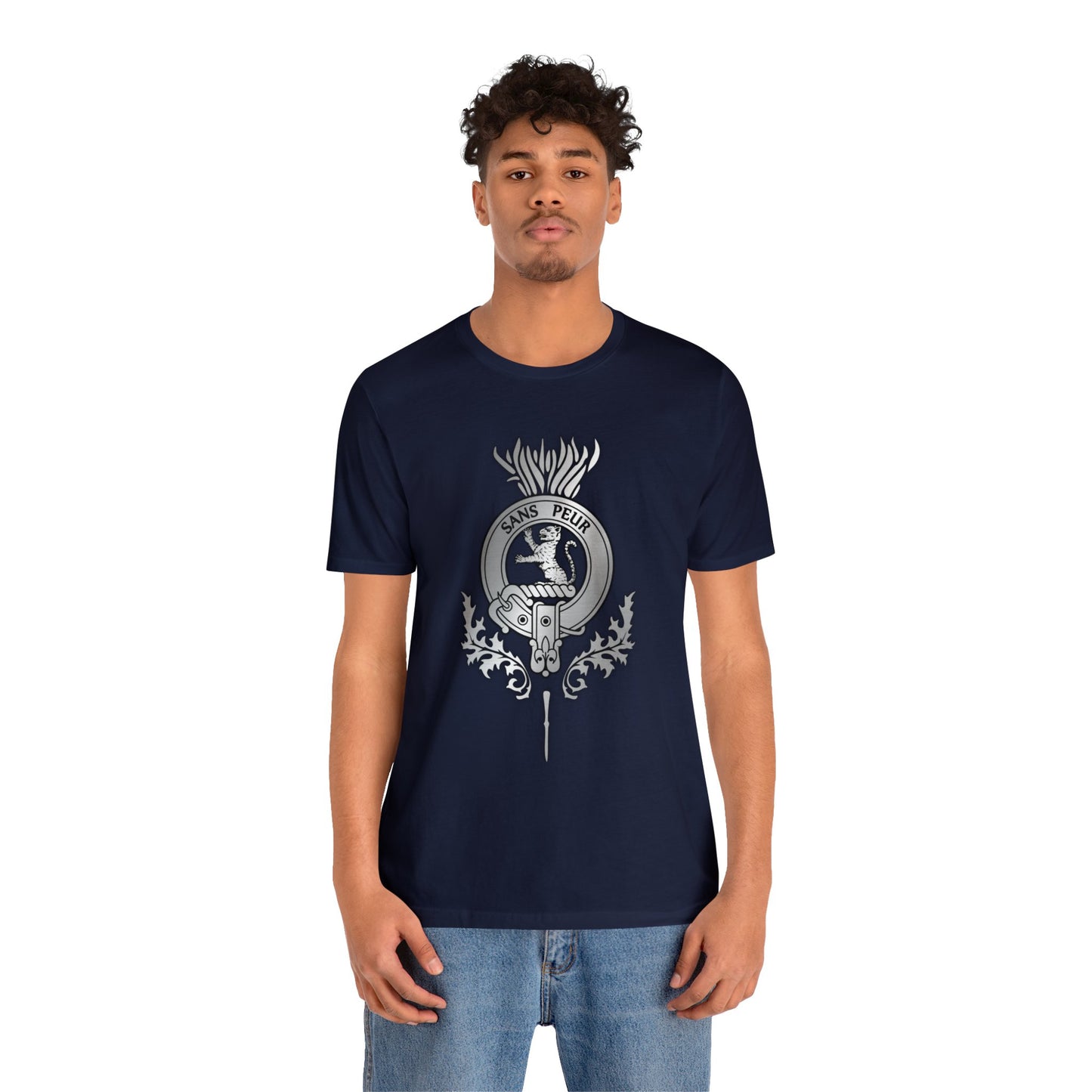 Clan Sutherland Crest & Thistle | Unisex T-Shirt