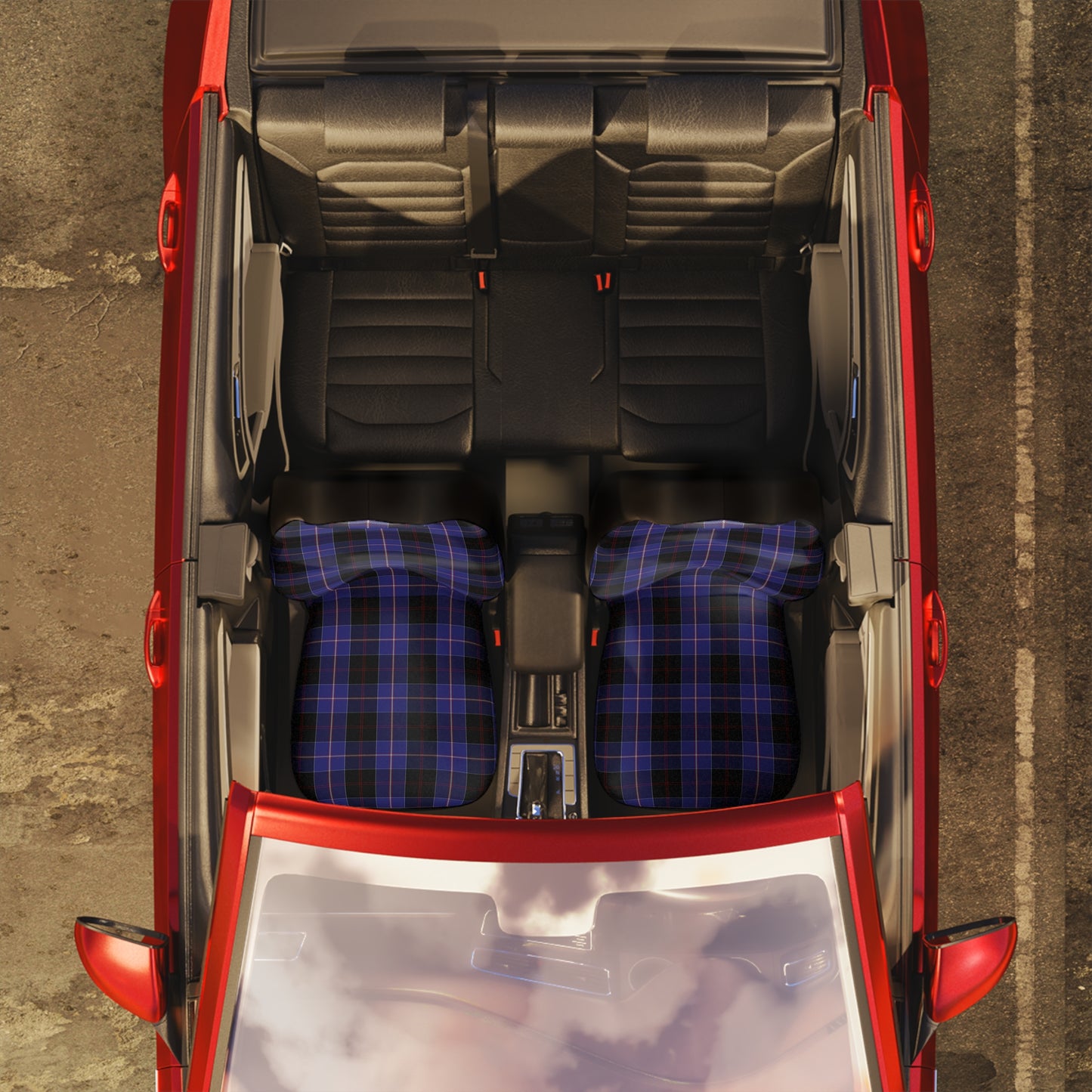 Clan Dunlop Tartan Car Seat Covers