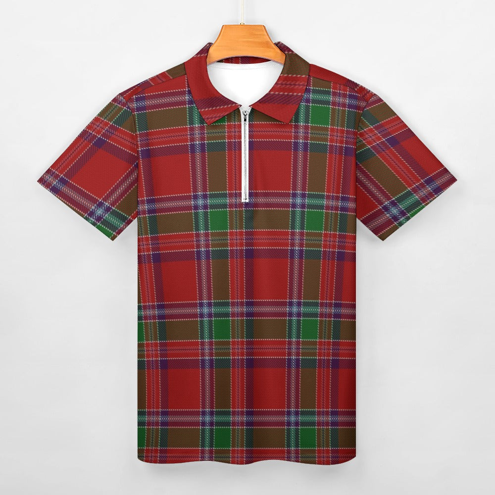 Clan Birrell Tartan Short sleeve polo shirt