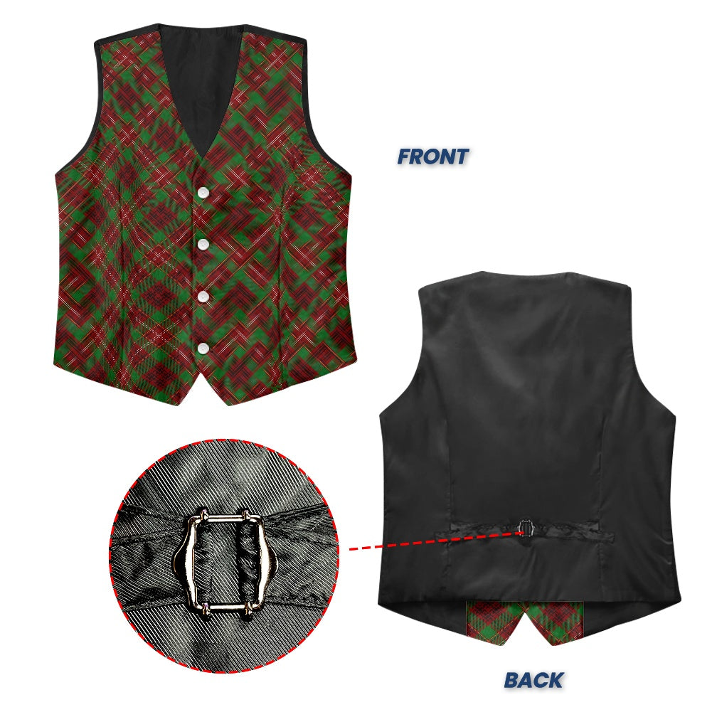 Clan Ainslie Tartan Suit vest jacket