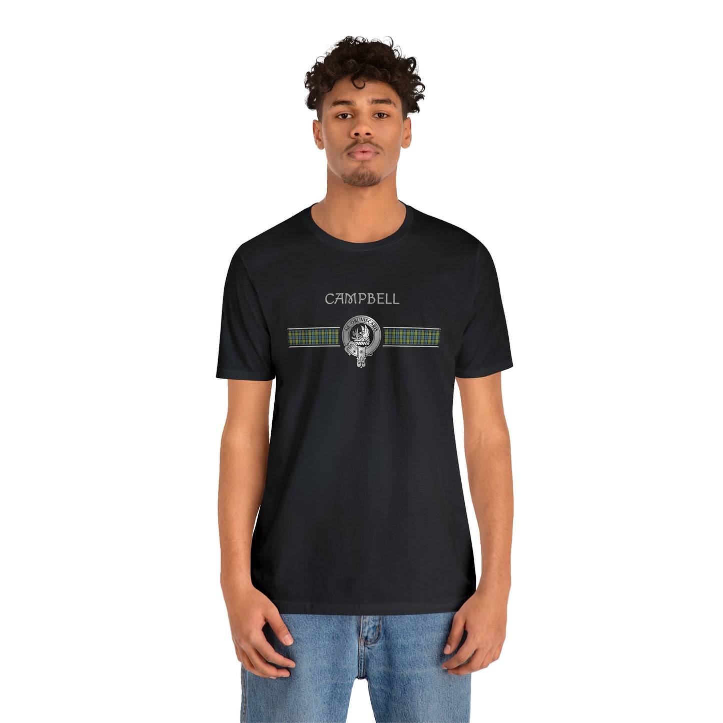 Clan Campbell Crest & Tartan | Unisex T-Shirt