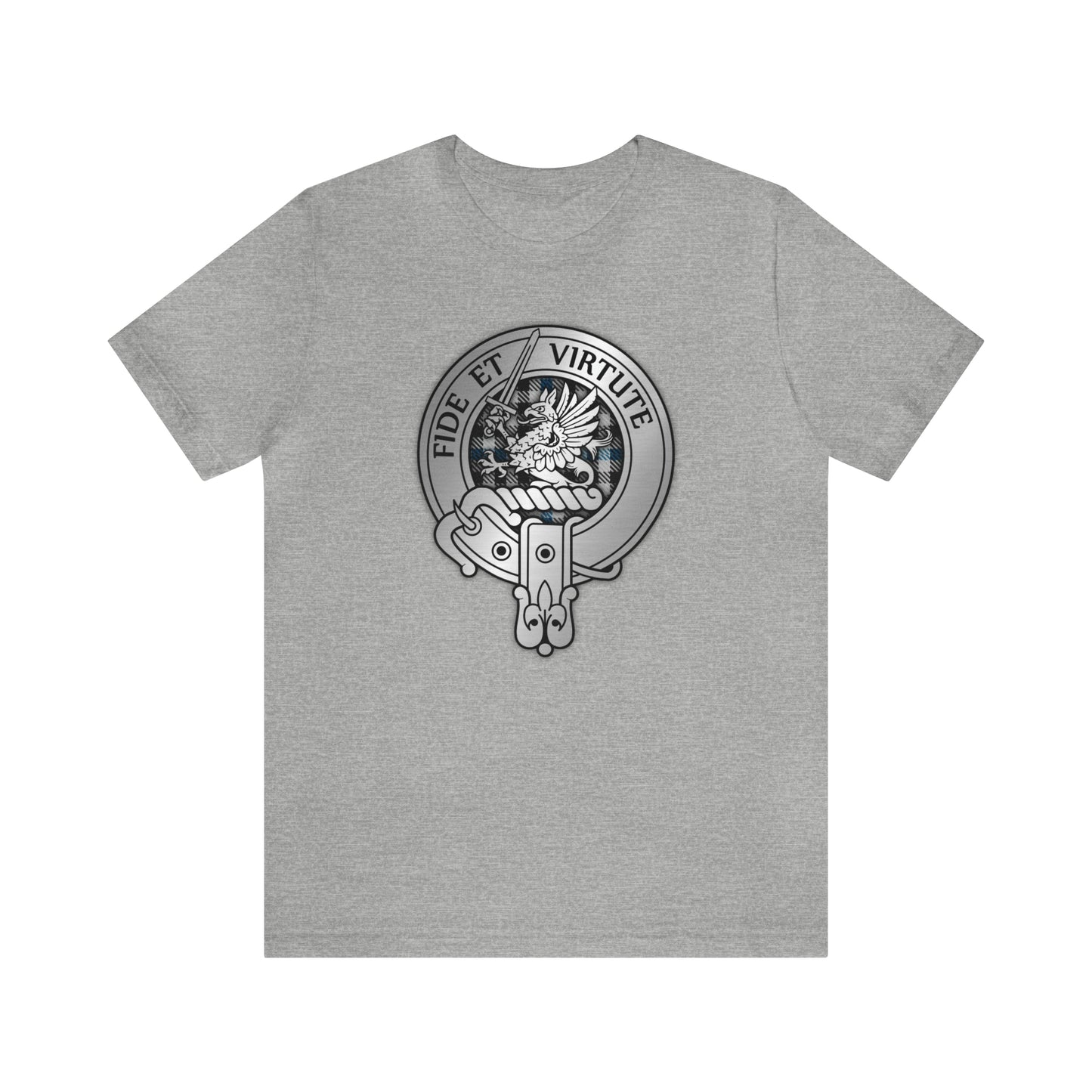 Clan Gladstone Crest & Tartan | Unisex T-Shirt