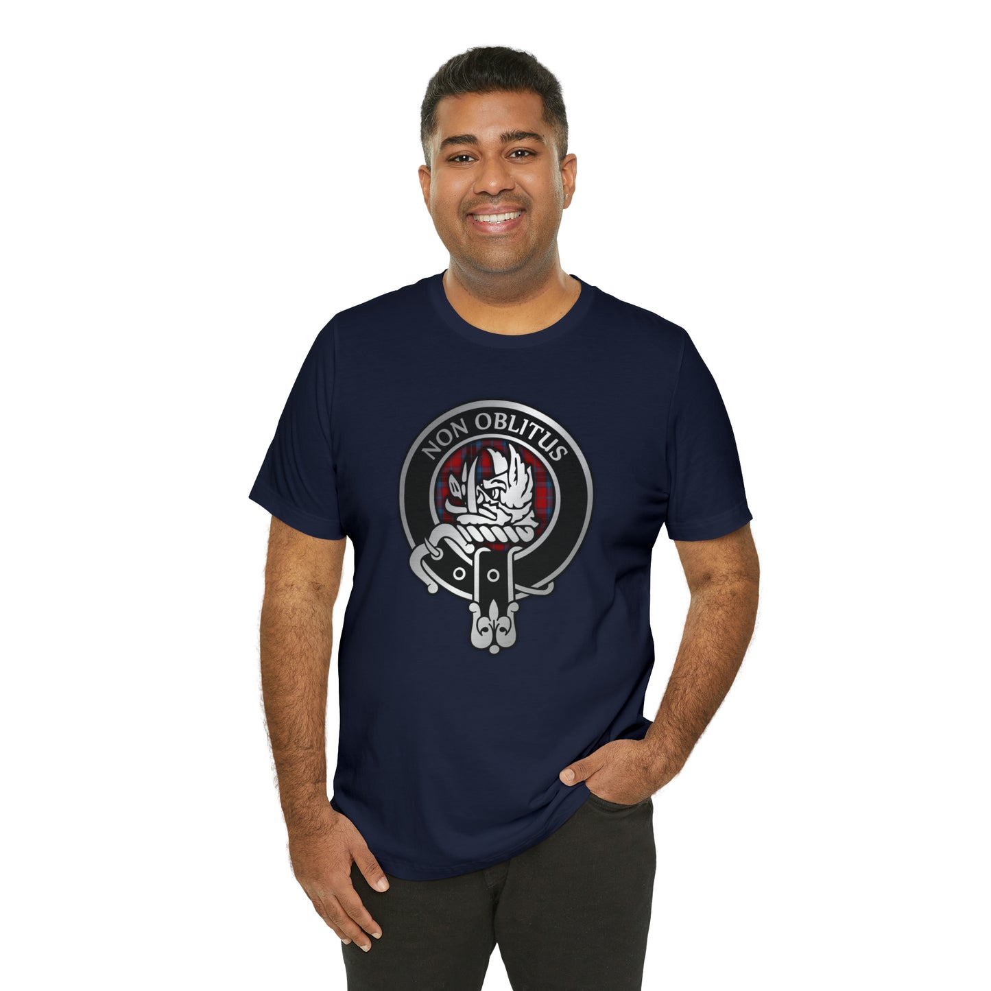 Clan MacTavish Crest & Tartan | Unisex T-Shirt